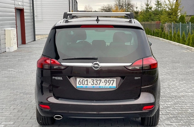 Opel Zafira cena 36997 przebieg: 219000, rok produkcji 2012 z Kozienice małe 667